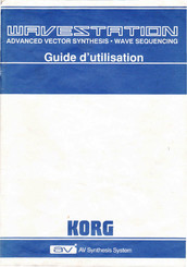 Korg Wavestation Guide D'utilisation