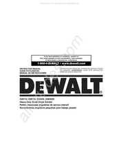 DeWalt D28110 Guide D'utilisation