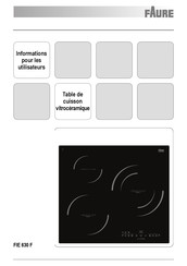Faure FIE 630 F Informations Pour Les Utilisateurs
