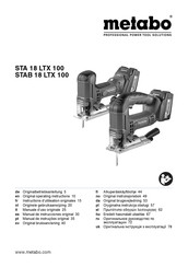 Metabo STA 18 LTX 100 Instructions D'utilisation Originales