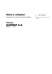 Pottinger 2111 Notice D'utilisation