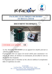 K-FACTORY MICROBIO Document Technique