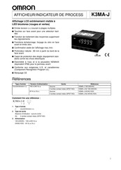 Omron K3MA-J Mode D'emploi