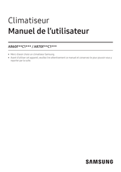 Samsung AR60F C1 Serie Manuel De L'utilisateur