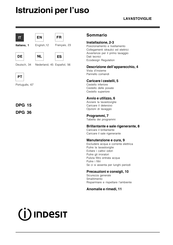 Indesit DPG 36 Mode D'emploi