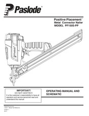 Paslode 502300 Manuel D'utilisation