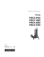 Wacker Neuson PSC4 3703 Notice D'emploi