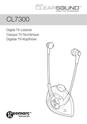 Geemarc CLEARSOUND CL7300 Mode D'emploi