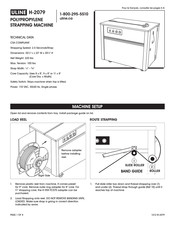 Uline H-2079 Mode D'emploi
