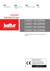 baltur COMIST 250 DSPNM Manuel D'instructions Pour L'utilisation