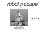 Robot Coupe CL 52 E Notice D'instruction