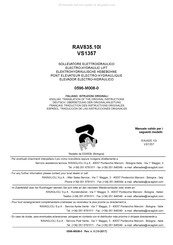 Ravaglioli VS1357 Traduction Des Instructions Originales