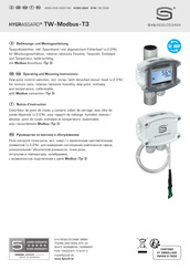 S+S Regeltechnik HYGRASGARD TW-Modbus-T3 Notice D'instruction