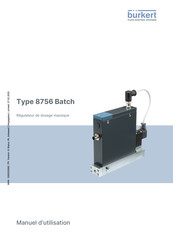 Burkert 8756 BATCH Manuel D'utilisation