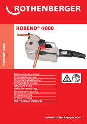 Rothenberger ROBEND 4000 Instructions D'utilisation