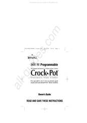 Rival Crock-Pot 38501C Mode D'emploi