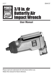 Power Fist 8344137 Manuel D'utilisation