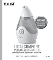 Homedics TOTALCOMFORT Manuel D'instructions