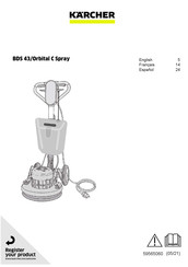Kärcher BDS 43/Orbital C Spray Mode D'emploi