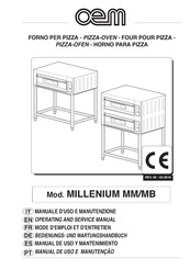 OEM MILLENIUM MB 835/D Mode D'emploi Et D'entretien