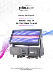 PHOCEA LIGHT RAZOR 1000 IP Manuel D'utilisation