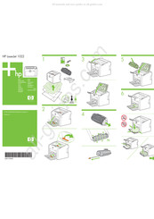 HP LaserJet 1022 Démarrage