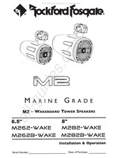 Rockford Fosgate M2 Série Installation Et Fonctionnement