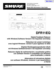 Shure DFR11EQ Manuel D'utilisation