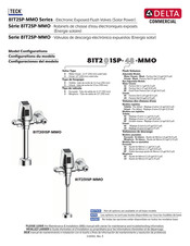 Delta Commercial 81T231SP-MMO Instructions D'installation