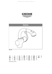 Grohe Zedra 33 707 Manuel D'installation