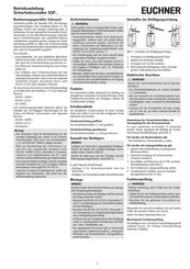 EUCHNER SGP Série Mode D'emploi