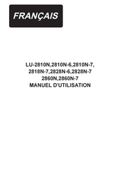 JUKI LU-2810N Manuel D'utilisation