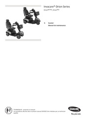 Invacare Orion Série Manuel De Maintenance