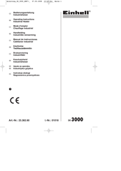 EINHELL IH 3000 Mode D'emploi