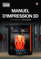Prusa Research CORE One Manuel