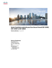 Cisco Secure Firewall CSF-1220CX Guide D'installation