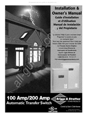 Briggs & Stratton 01813-0 Manuel D'installation