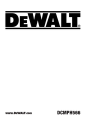 DeWalt DCMPH566 Traduction De La Notice D'instructions Originale