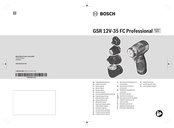 Bosch GSR 12V-35 FC Professional Notice Originale