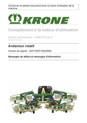 Krone KS403-42 Complement A La Notice D'exploitation