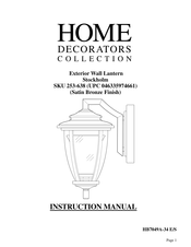 Home Decorators Collection 253-638 Manuel D'instructions