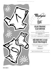 Whirlpool duet WGD9400SB0 Guide D'utilisation Et D'entretien