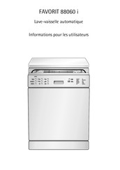 AEG FAVORIT 88060 i Informations Pour Les Utilisateurs