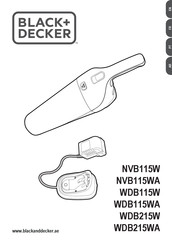 Black & Decker Dustbuster WDB215WA Mode D'emploi