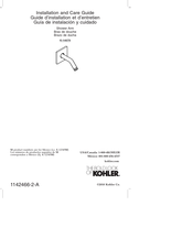 Kohler K-14679 Guide D'installation Et D'entretien