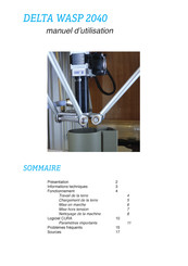 Wasp DELTA 2040 Manuel D'utilisation