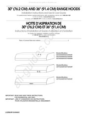 Whirlpool UXT3030AYW0 Guide D'utilisation Et D'entretien
