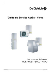 De Dietrich SOLO Série Guide Du Service Après-Vente