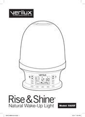 Verilux Rise & Shine VA05F Mode D'emploi
