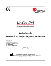 Beckman Coulter UniCel DxI Mode D'emploi